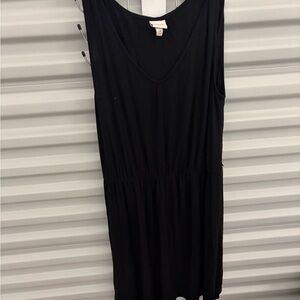 🌹Merona Black Sleeveless V-Neck Jersey Dress